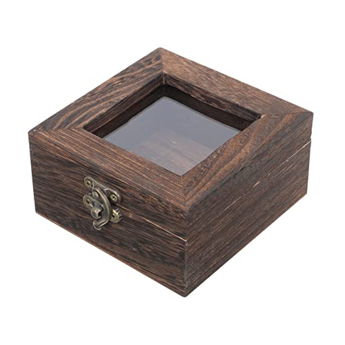 HOLIDYOYO Insekten Probenbox Schmetterlingsrahmen Probenbehälter Durchsichtige Blumenstrauß Vitrine Schatten Muschel Entomologie Rahmen Proben Vitrine Kunst Entomologie Acryl Kaffee von HOLIDYOYO