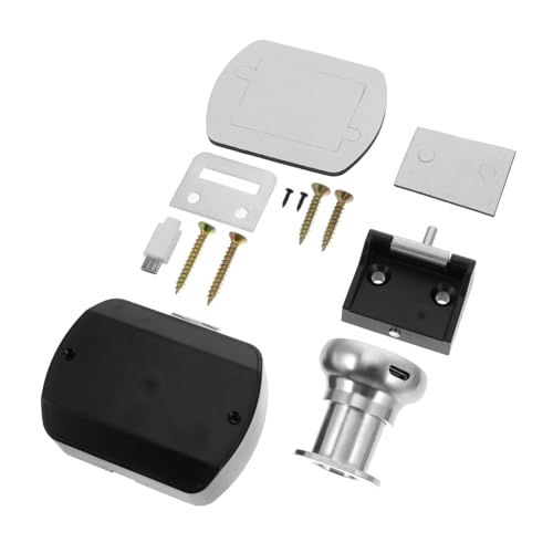 HOLIDYOYO Intelligentes Fingerabdruck Schubladenschloss aus Aluminiumlegierung USB Wiederaufladbar Schlüsselloses Elektronisches Möbelschloss Installieren Langlebig und Sicher für Büro und HOLIDYOYO Intelligentes Fingerabdruck Schubladenschloss aus Aluminiumlegierung USB Wiederaufladbar Schlüsselloses Elektronisches Möbelschloss Installieren Langlebig und Sicher für Büro und von HOLIDYOYO