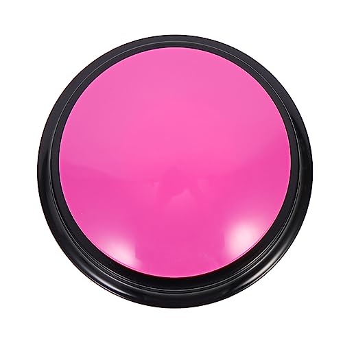 HOLIDYOYO Interaktiver Hundetasten Buzzer mit Aufnahmefunktion Lustiges Sprechendes Haustierspielzeug Langlebiger Aufnahmeknopf für Welpentraining Fördert Kommunikation und Bindung Rosa HOLIDYOYO Interaktiver Hundetasten Buzzer mit Aufnahmefunktion Lustiges Sprechendes Haustierspielzeug Langlebiger Aufnahmeknopf für Welpentraining Fördert Kommunikation und Bindung Rosa von HOLIDYOYO
