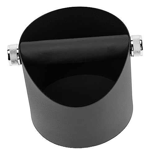 HOLIDYOYO Kaffeesatzeimer Kaffee Bin Klopfen Kaffeemaschine Gründe Behälter Kaffeehälter Kaffee-schlacke-eimer Kaffeepulver Knockout Eimer Kaffee-dump-eimer Espresso-klopfboxen Stahl Schwarz HOLIDYOYO Kaffeesatzeimer Kaffee Bin Klopfen Kaffeemaschine Gründe Behälter Kaffeehälter Kaffee-schlacke-eimer Kaffeepulver Knockout Eimer Kaffee-dump-eimer Espresso-klopfboxen Stahl Schwarz von HOLIDYOYO