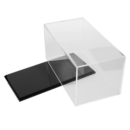 HOLIDYOYO Kasten kleiderpuppe handspielpuppen schmucki kunstwerke -Aufbewahrungsbox Toys Spielzeugkoffer Figuren Zahlen transparent Lagerung Modell Vitrine Klare Bausteinboxen Acryl von HOLIDYOYO