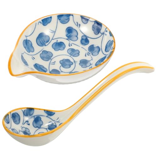 HOLIDYOYO Keramik Löffelablage Teilig Küchenutensilien Halter für Große Suppenlöffel und Essstäbchen Rutschfest Hygienisch Vielseitig für Zuhause Restaurant und Hotel Geeignet HOLIDYOYO Keramik Löffelablage Teilig Küchenutensilien Halter für Große Suppenlöffel und Essstäbchen Rutschfest Hygienisch Vielseitig für Zuhause Restaurant und Hotel Geeignet von HOLIDYOYO
