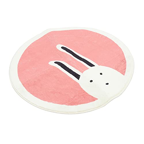 HOLIDYOYO Kinderspielmatte Teppiche klein Karikatur Klassenzimmer gepolstert kinderteppich Tierteppiche Runder Teppich für Kinderzimmer Spielteppich Polyester von HOLIDYOYO