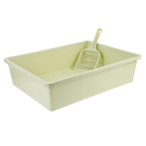 HOLIDYOYO Kleine Grüne Indoor Katzenstreu Box aus Robustem PP mit Praktischem Schaufel Offen Tragbar Leicht zu Reinigen Geeignet für Katzen und Reisen Komfortabler Langlebig HOLIDYOYO Kleine Grüne Indoor Katzenstreu Box aus Robustem PP mit Praktischem Schaufel Offen Tragbar Leicht zu Reinigen Geeignet für Katzen und Reisen Komfortabler Langlebig von HOLIDYOYO