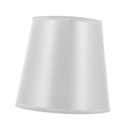 HOLIDYOYO Kleiner Weißer Lampenschirm Ersatz für Tisch Wand und Stehlampen Atmungsaktiv Einfach zu Montieren Geeignet für Schlafzimmer und Wohnzimmer Langlebiges Textilmaterial Vielseitiges von HOLIDYOYO