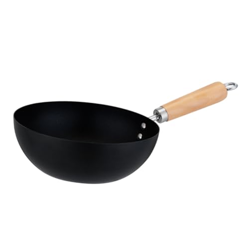 HOLIDYOYO Antihaft-bratpfanne 22 Cm Mini-brattopf Aus Edelstahl Ohne Deckel Kochpfanne Für 2 Personen Leicht Zu Reinigen von HOLIDYOYO