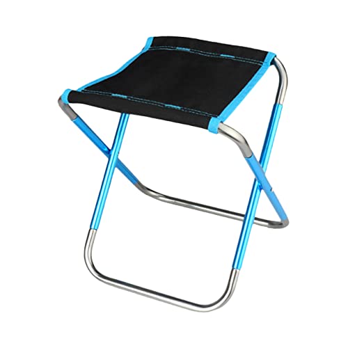 HOLIDYOYO Kompakter Faltbarer Outdoor Hocker Leichter Tragbarer Campingstuhl Vielseitiger Klappbarer Strand und Angelhocker Platzsparend für Reisen Garten Sport und Freizeitaktivitäten von HOLIDYOYO