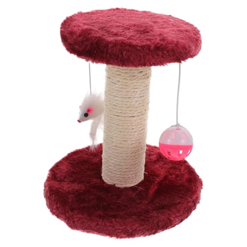 HOLIDYOYO Kratzbaum Katzen Doppellagig mit Sisalkratzsäule und Plüschbällen Dekorativer Katzenkratzbaum für Indoor Katzen Hautfreundlich und Leicht zu Reinigen Spielerisches HOLIDYOYO Kratzbaum Katzen Doppellagig mit Sisalkratzsäule und Plüschbällen Dekorativer Katzenkratzbaum für Indoor Katzen Hautfreundlich und Leicht zu Reinigen Spielerisches von HOLIDYOYO