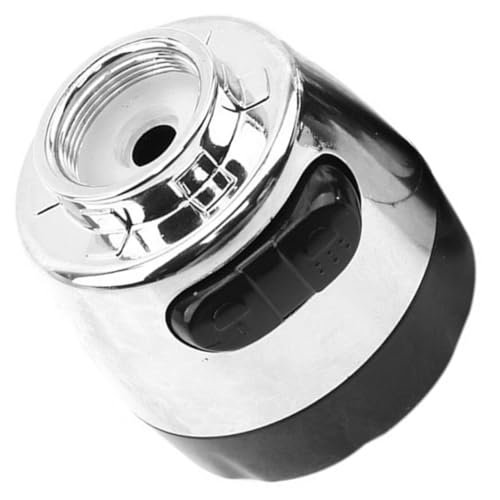 HOLIDYOYO Küchenwasserhahn Aerator mit Drehfunktion Spritzfreier Wasserfilter mit Schaumfunktion für Effektive Hochwertiger Luftsprudler für Küchenarmaturen Schwarz Silber HOLIDYOYO Küchenwasserhahn Aerator mit Drehfunktion Spritzfreier Wasserfilter mit Schaumfunktion für Effektive Hochwertiger Luftsprudler für Küchenarmaturen Schwarz Silber von HOLIDYOYO
