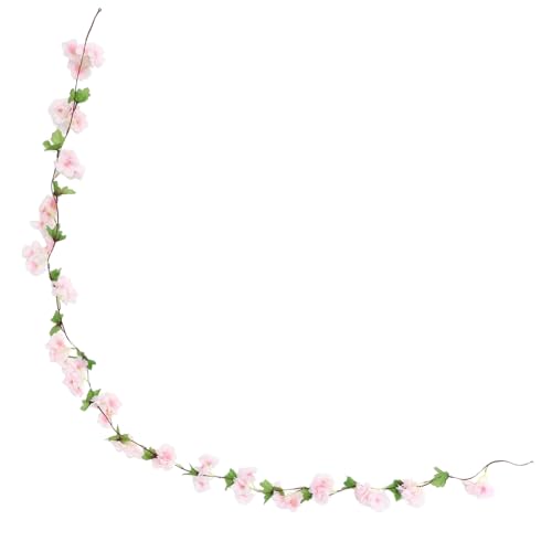 HOLIDYOYO Künstliche Kirschblüten Girlande Köpfe Hängende Blumengirlande aus Langlebigem für Hochzeit Frühlingsdeko Wand Tür Party Dekoration Flexibel Formbar HOLIDYOYO Künstliche Kirschblüten Girlande Köpfe Hängende Blumengirlande aus Langlebigem für Hochzeit Frühlingsdeko Wand Tür Party Dekoration Flexibel Formbar von HOLIDYOYO