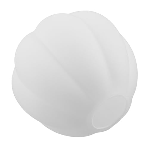 HOLIDYOYO Kürbis Glas Lampenschirm Retro Lampenschirm Kürbis Ersatzglasschirm Rustikale Lampenschirme Mundgeblasener Glas Trommel Vintage Lampenschutz von HOLIDYOYO