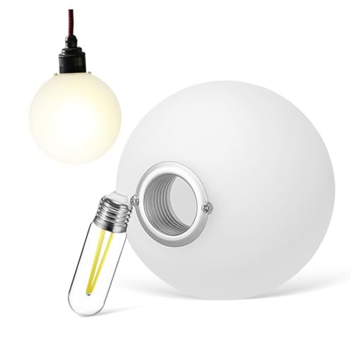 HOLIDYOYO Kugel Lampenschirm Ersatz für Wandlampe Deckenleuchte Ømm Stilvolle Abdeckung für Wohnzimmer Schlafzimmer und Außenbereich HOLIDYOYO Kugel Lampenschirm Ersatz für Wandlampe Deckenleuchte Ømm Stilvolle Abdeckung für Wohnzimmer Schlafzimmer und Außenbereich von HOLIDYOYO