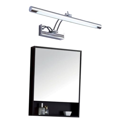 HOLIDYOYO LED Spiegel Wandleuchte Warmweiß Silber Modern Badlampe Schminktisch Badezimmer Wohnzimmer Wandmontage Einfache Installation Langlebig Elegant HOLIDYOYO LED Spiegel Wandleuchte Warmweiß Silber Modern Badlampe Schminktisch Badezimmer Wohnzimmer Wandmontage Einfache Installation Langlebig Elegant von HOLIDYOYO