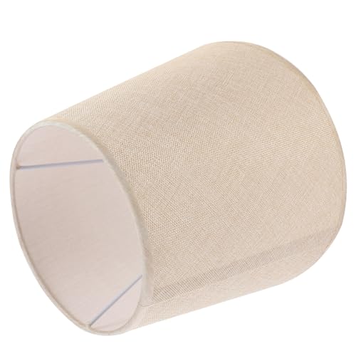 HOLIDYOYO Lampenschirm Tischlampe Stoff Lampenschirm Abnehmbar für Schlafzimmer Wohnzimmer Schreibtisch Leuchte Sanftes Licht Schützender Lampenschutz von HOLIDYOYO