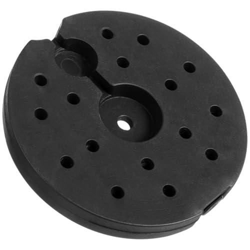 HOLIDYOYO Lampensockel Gewichtsblock Stehlampenhalter Lampengewicht Ersatz LED Display Sockel Lichtteile Ständer Beschwerter Sockel Leselicht Ersatz Nachttischlampen Chassis Eisen von HOLIDYOYO