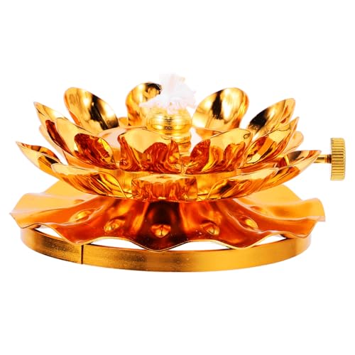 HOLIDYOYO Lotus Ghee Kerzenhalter Aus Einstellbare Buddhistische Lampe Mit Einzigartigem Lotusdesign Dimmbarer Teelichthalter Für Dekorative Zwecke Für Altarräume Geschmackvolle HOLIDYOYO Lotus Ghee Kerzenhalter Aus Einstellbare Buddhistische Lampe Mit Einzigartigem Lotusdesign Dimmbarer Teelichthalter Für Dekorative Zwecke Für Altarräume Geschmackvolle von HOLIDYOYO