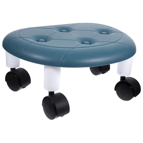 HOLIDYOYO Low Rolling Stool Multifunktionaler Mini Schuhhocker mit Drehbarem Sitz Tragbar und Langlebig für Badezimmer und Überall Einsetzbar Drehstuhl Blau HOLIDYOYO Low Rolling Stool Multifunktionaler Mini Schuhhocker mit Drehbarem Sitz Tragbar und Langlebig für Badezimmer und Überall Einsetzbar Drehstuhl Blau von HOLIDYOYO