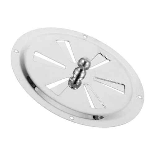 HOLIDYOYO Lüftungsplatte Verstellbare Lamellen Ventilation für Grill und Smoker Wetterfestes Design mit Seitlichem Griff Optimal für Luftzirkulation und Regenabwehr von HOLIDYOYO