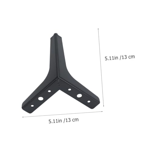 HOLIDYOYO Metall Möbelfuß Stabiles Dickes Eisen Belastbar und Langlebig Geeignet für Sofa Tv Schrank Badezimmer Couchtischmöbel Modernes Design Praktische Möbelstütze von HOLIDYOYO