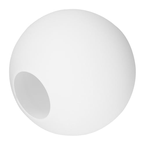 HOLIDYOYO Milchweißer Mattglas Kugellampenschirm Ersatzglas für Deckenleuchte Pendelleuchte Wandleuchte Elegantes Design Installieren Weiches Licht für Gemütliche von HOLIDYOYO