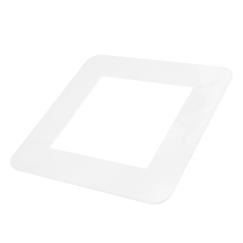 HOLIDYOYO Moderne Wandplatte Abdeckung Weiß Single Gang Schalterabdeckung Dekorativer Schutz für Lichtschalter Steckdosen USB Outlet Langlebig Formstabil von HOLIDYOYO