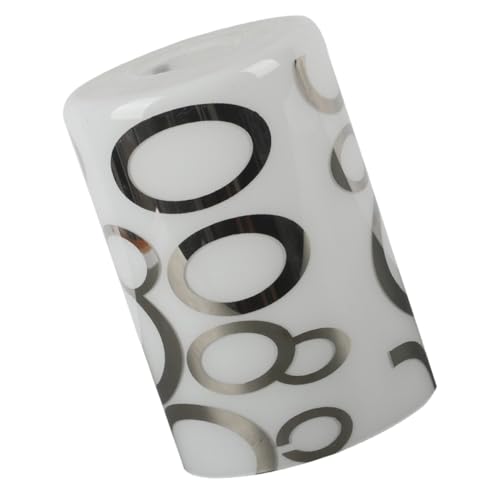 HOLIDYOYO Moderner Glas Lampenschirm Ersatzschirm für Pendelleuchte Wandlampe Deckenleuchte und Stehlampe Runder Zylindrischer Lampenschirm für Sanftes Licht und Stilvolle von HOLIDYOYO