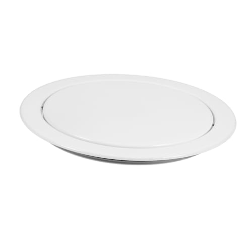 HOLIDYOYO Mülleimerdeckel für Einbaumülleimer Klappdeckel für Küchenarbeitsplatten und Waschbecken Robuste Abdeckung für Badezimmer und Büro Rund Öffnung von HOLIDYOYO