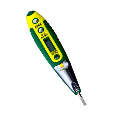 HOLIDYOYO Multifunktionaler Digitaler Spannungsprüfer mit Berührungsloser Induktions Teststift für Strom und Spannungsdetektion Tragbarer Elektrischer Messstift für Elektriker und Einsatz HOLIDYOYO Multifunktionaler Digitaler Spannungsprüfer mit Berührungsloser Induktions Teststift für Strom und Spannungsdetektion Tragbarer Elektrischer Messstift für Elektriker und Einsatz von HOLIDYOYO