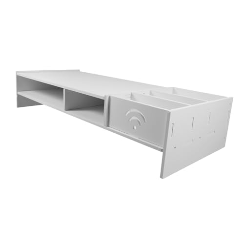 HOLIDYOYO Multifunktionales Lagerregal Büro Schreibtisch Desktop Riser Für Drucker Home Office Monitorständer Platzsparender Monitorständer Display Riser Tv Ständer Schreibtisch von HOLIDYOYO