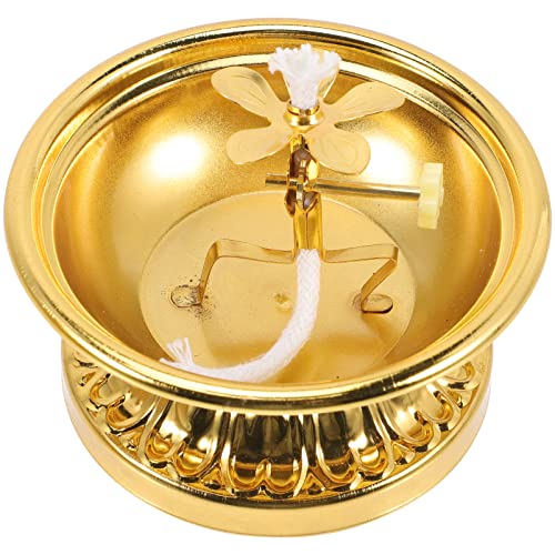 HOLIDYOYO Buddha Lampe Schmuck Messing Öl Lampe Petroleum Lampe Öl Tempel Dekorative Lampen HOLIDYOYO Buddha Lampe Schmuck Messing Öl Lampe Petroleum Lampe Öl Tempel Dekorative Lampen von HOLIDYOYO