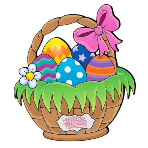 HOLIDYOYO Osterdeko Holzanhänger Mit Hasenmotiv Dekorative Hängende Ostereier Für Fenster Und Raumgestaltung Festliche Deko Für Ostern Rustikaler Landhausstil Juteschnur Und Haken von HOLIDYOYO