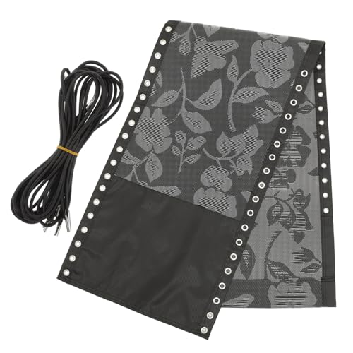 HOLIDYOYO Outdoor Ersatzstoff für Klapp liegestuhl mit Elastischen Gurten Atmungsaktives Strapazierfähiges Material Bequem und Robust für Garten Camping und Strand Schwarz HOLIDYOYO Outdoor Ersatzstoff für Klapp liegestuhl mit Elastischen Gurten Atmungsaktives Strapazierfähiges Material Bequem und Robust für Garten Camping und Strand Schwarz von HOLIDYOYO