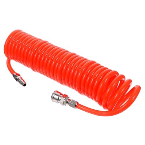 HOLIDYOYO PU Flexibler Spiralschlauch mit Schnellkupplung Druckbeständiger Luftkompressor Schlauch Elastisch Verschleißfest für Gartenbewässerung Auto Holzwerkstatt Reparaturbetrieb HOLIDYOYO PU Flexibler Spiralschlauch mit Schnellkupplung Druckbeständiger Luftkompressor Schlauch Elastisch Verschleißfest für Gartenbewässerung Auto Holzwerkstatt Reparaturbetrieb von HOLIDYOYO