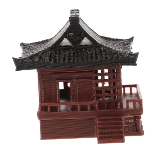 HOLIDYOYO Pavillon Modell Für Aquarium Miniatur Landschaftsornament Mit Details Für Fischbehälter Und Mikro-Landschaft Für Bonsai Und Terrarien von HOLIDYOYO