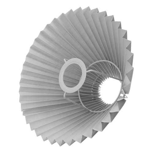 HOLIDYOYO Pleated Stoff Lampenschirm Ersatz Retro Tischlampe Lampenschirm Abnehmbar Waschbar Für Schlafzimmer Wohnzimmer Stehlampe von HOLIDYOYO