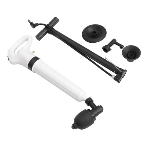 HOLIDYOYO Praktisches Teiliges Rohrreinigungsset Weiß mit Langem Griff für Bad und Küche Effizientes Abflussreinigungswerkzeug zur Beseitigung von Verstopfungen in Wc Waschbecken Badewanne von HOLIDYOYO