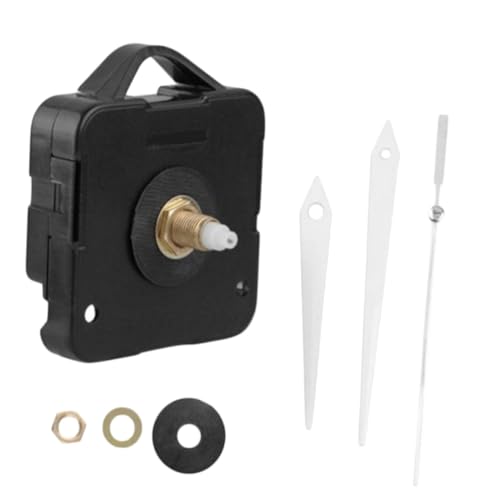 HOLIDYOYO Quarzuhrwerk Wanduhr Ersatz Uhrmechanismus DIY Reparaturset Weiß Langlebig Installieren Präzise Passend für Viele Quarzuhrmodelle Geräuscharm Inklusive Zeigersatz von HOLIDYOYO