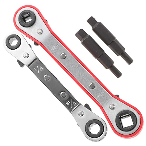 HOLIDYOYO Ratschen Schraubenschlüssel Set Teilig Bit Adaptern Langlebiges Klimaanlagen Reparaturwerkzeug Geeignet für Kompressorventile Wartung und Kfz Reparatur Zufällige Zufällige Farbe HOLIDYOYO Ratschen Schraubenschlüssel Set Teilig Bit Adaptern Langlebiges Klimaanlagen Reparaturwerkzeug Geeignet für Kompressorventile Wartung und Kfz Reparatur Zufällige Zufällige Farbe von HOLIDYOYO