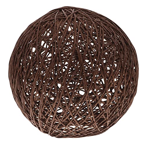 HOLIDYOYO Rattan Lampenschirm für Decken und Tischleuchten Vielseitig Einsetzbar Elegantes Design für Wohnzimmer Schlafzimmer und Installieren und Sorgt für Warme von HOLIDYOYO