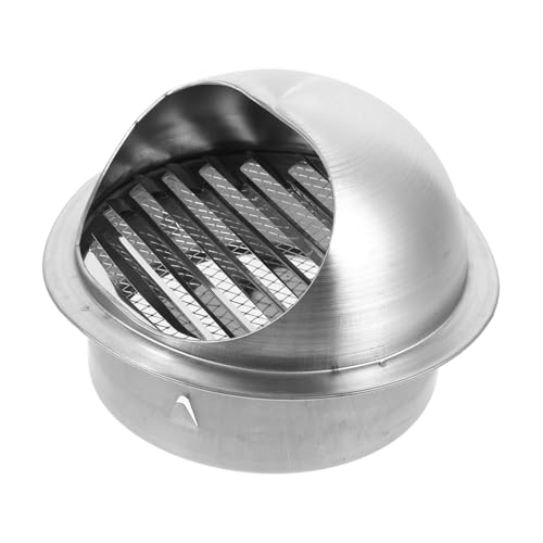 HOLIDYOYO Regenfester Lüftungsauslass aus Edelstahl Windschutz Wand Deckenmontage Schutzgitter Geeignet für Badezimmer Küchenlüftung Abluftventilator Einfache Installation ohne HOLIDYOYO Regenfester Lüftungsauslass aus Edelstahl Windschutz Wand Deckenmontage Schutzgitter Geeignet für Badezimmer Küchenlüftung Abluftventilator Einfache Installation ohne von HOLIDYOYO