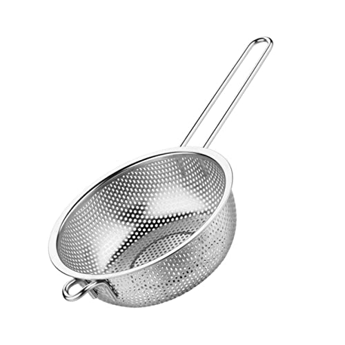 HOLIDYOYO Küche Lebensmittel Sieb Korb Sieb Breite Drainage Für Pasta Gemüse Obst von HOLIDYOYO