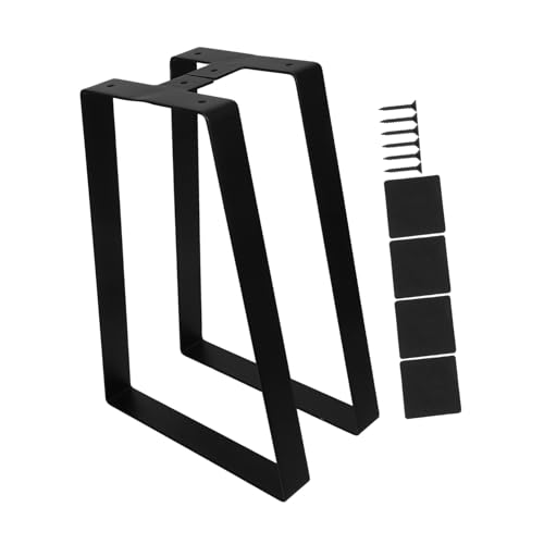 HOLIDYOYO Robuste Trapezförmige Schwarze Metall tischbeine mit Rutschfesten Füßen Langlebige DIY Möbelbeine für Schreibtisch Couchtisch Arbeitstisch und Bänke Einfache Montage HOLIDYOYO Robuste Trapezförmige Schwarze Metall tischbeine mit Rutschfesten Füßen Langlebige DIY Möbelbeine für Schreibtisch Couchtisch Arbeitstisch und Bänke Einfache Montage von HOLIDYOYO