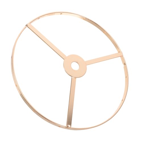 HOLIDYOYO Robuster Lampenschirm für Diy Leuchten Goldfarbener Lampenschirm Halter für und Tischlampen für Stilvolle Wohnräume von HOLIDYOYO