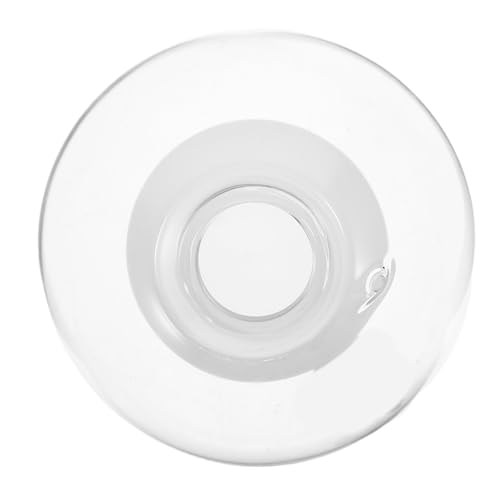 HOLIDYOYO Runder Lampenschirm Ersatzglas Kugelform Fassung Milchig Weiß Deckenleuchte Lampenabdeckung für Wohnzimmer Einfache Montage und Vielseitiges Design von HOLIDYOYO