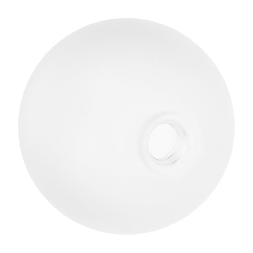HOLIDYOYO Runder Mattierter Lampenschirm Ersatzglas für Stehlampen und Pendelleuchten Skandinavisches Design Moderner Lampenschirm für Wohn und Esszimmer von HOLIDYOYO