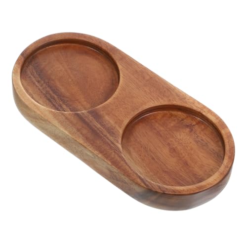 HOLIDYOYO Salz Pfeffer Tablett Holz Küche Tablett Für Mühlen Handwerk Dekorative von HOLIDYOYO
