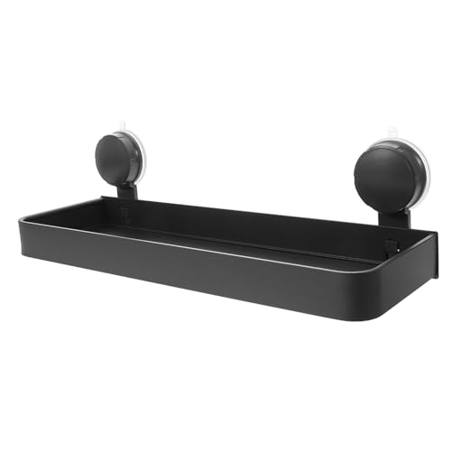 HOLIDYOYO Saugknopf Badezimmer Ablage Wandmontage Organizer für Kosmetik und Toilettenartikel Kein Bohren Sicherer Halt Glas Fliesen Oberfläche Multifunktionale Aufbewahrung von HOLIDYOYO