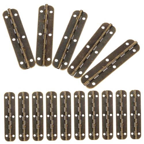 HOLIDYOYO Schweres Klavierband Stangenscharnier für Schmuckkästen und Holzkisten Geräuschlos Langlebig Flexible Möbel Bastelscharnierlösung von HOLIDYOYO