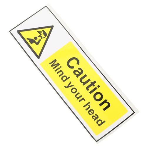 HOLIDYOYO Selbstklebendes Warnschild Achtung Kopf Niedrige Decke Sicherheitsaufkleber für Lager Schule Werkstatt Langlebiges Material Praktische Anwendung HOLIDYOYO Selbstklebendes Warnschild Achtung Kopf Niedrige Decke Sicherheitsaufkleber für Lager Schule Werkstatt Langlebiges Material Praktische Anwendung von HOLIDYOYO