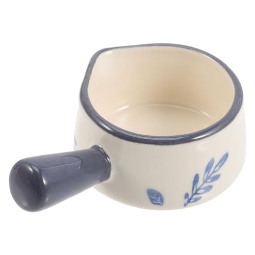 HOLIDYOYO Soßentopf Keramik Milchtopf Für Zuhause Mini-butterwärmer Schmelztopf Kleiner Kochtopf Küchenbedarf Küche Versorgung von HOLIDYOYO